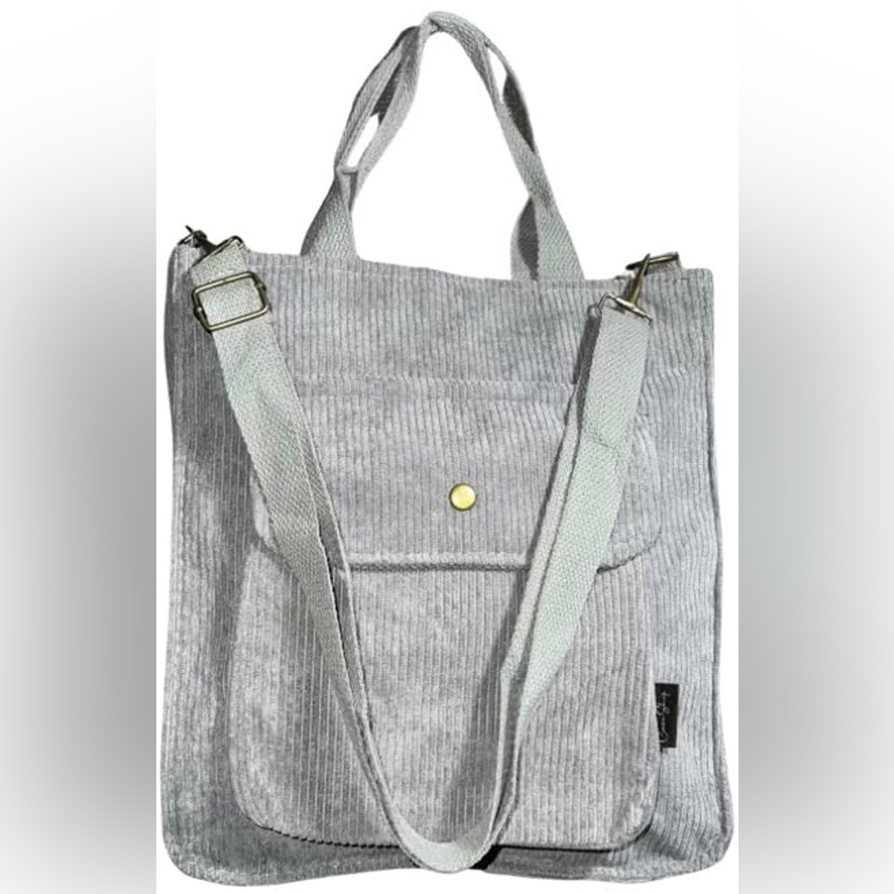 Tote Bag Corduroy Crossbody, Hand Carry